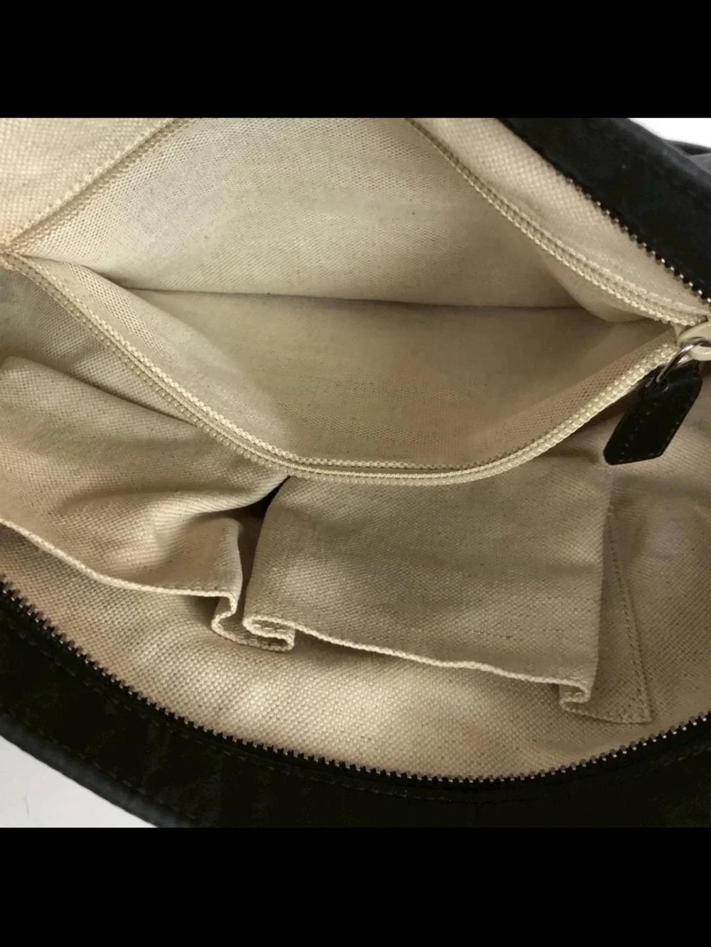 Gucci Black Monogram Shoulder Bag